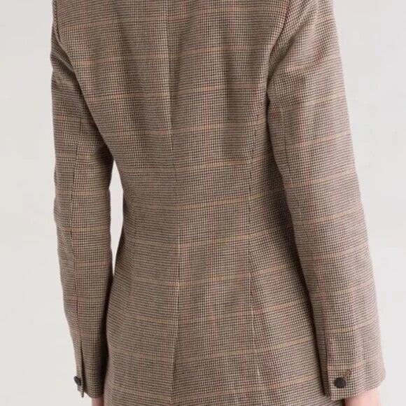 Rag & Bone Foster Plaid Blazer - 10 - Picture 5 of 7